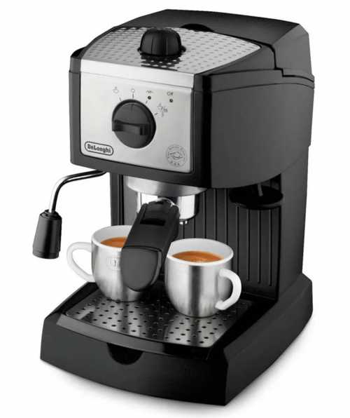 Управление кофемашиной автоматическое имеет контейнер для сбора капель, а также полуавтоматический контейнер для использованных капсул
