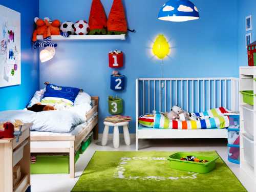 Оформление детской комнаты для мальчика